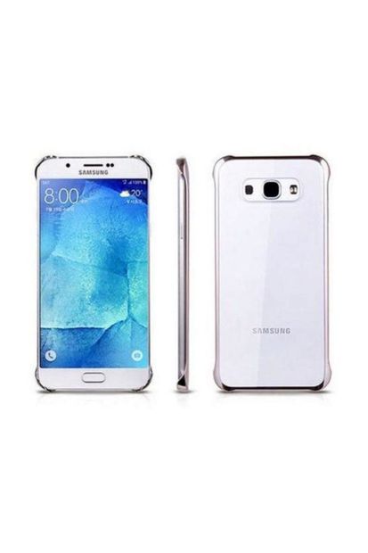 Samsung Galaxy A8 Anymode Şeffaf Rubber Kılıf & Ekran Koruyucu - 1