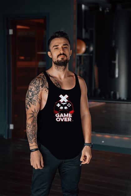 Game Over Gym Fitness Tank Top Athlete