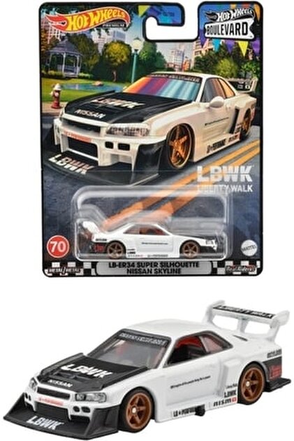 ホットウィール LBWK シルエットLB-ER34&Silvia 6台set HOT WHEELS Boulevard LB-Er34 Sılhouette Nissan Skyline Gtr34