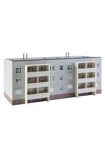 1:87 Ho Plattenbau 3 Katlı Bina Maketi -130801