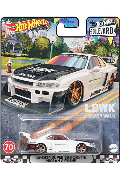 ミニカー LB-ER34 SUPER SILHOUETTE LIBERTY WALK Mattel Lb- Er34 Super Sılhouette Nıssan Skylıne - Fiyatı, Yorumları