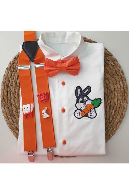 Special Sling Bow Tie Shirt for Teeth Party