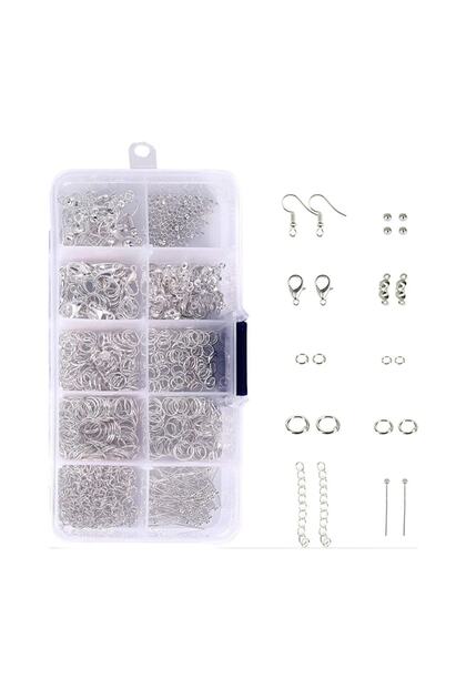 Jewelry Making and Repair Set in a Box of 10 Earring Necklace Bracelet Making and Repair Set / Jewelry Apparatus