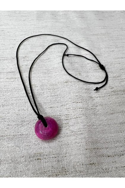 Sertifikalı Yosunlu Akik Doğal Taş Kolye Sürpriz Hediyeli Aaa Kalite Makrome Kapama