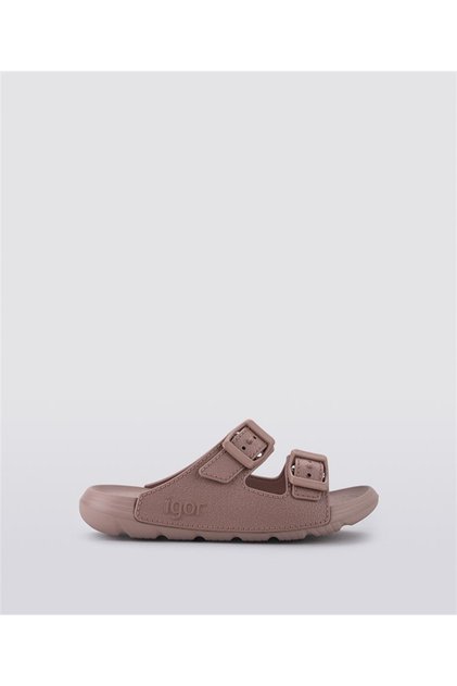 S10312 Kai Marka Unisex Çocuk Terlik Pudra