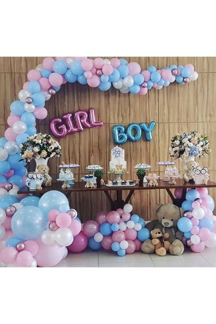 Gender Reveal Party Girl or Boy Gender Party 16-Person Middle Package