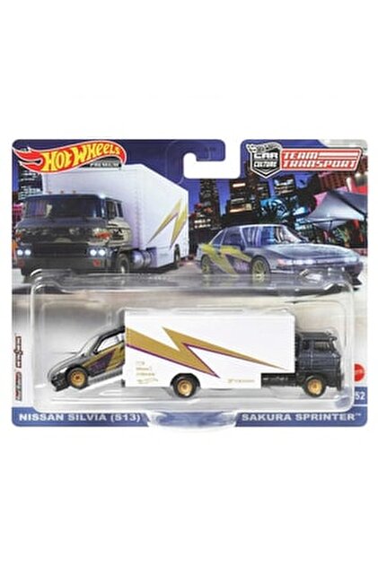 HOT WHEELS Yeni - New Team Transport Nissan Silvia (s13) Sakura