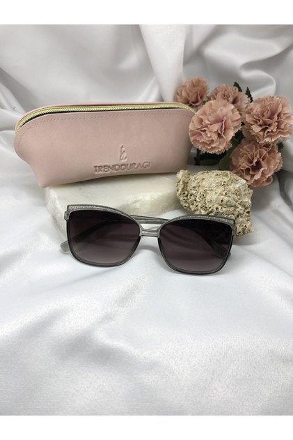 Midi Cat Eye Gray Women's Sunglasses