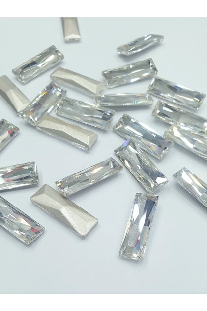 Gluing Stone - {Bombed Back} Baguette 7x21mm (25 AD)