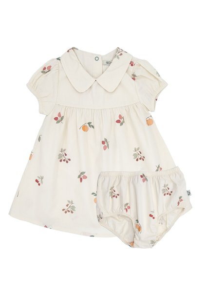 Organic Summer Baby Girl Panty Dress Set