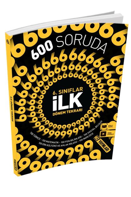 Hız Yayınları Hız 6.sınıf 600 Soruda 6. Sınıflar Ilk Dönem Tekrarı