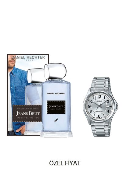 Daniel Hechter Collection Coutuer Jeans Brut Edt 100 ml Erkek Parfümü + Casio Erkek Saati Hediye 3600550793253 - 1