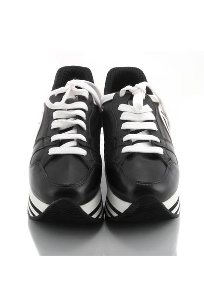 Poletto Hakiki Deri Siyah Kadın Sneaker 129701Fs - 3