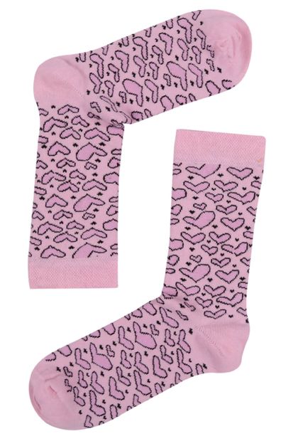 The Socks Company Kadın Çok Renkli 3'lü Paket Desenli Çorap - 3