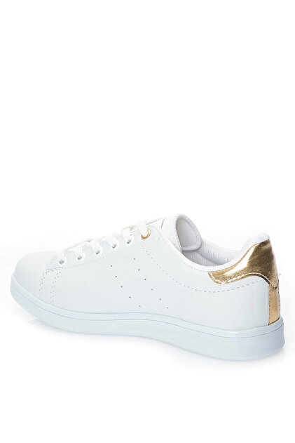 Y-London Beyaz Gold Kadın Spor Ayakkabı 669-8-8600 - 5
