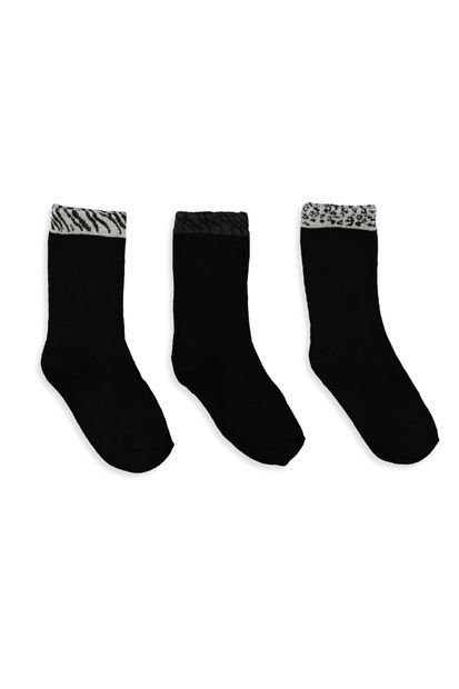 LC Waikiki Kadın Siyah Soket Çorap 7KK803Z8 - 1