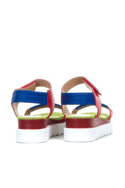 Love Moschino Kadın Çok Renkli Sandalet 338493 - 4