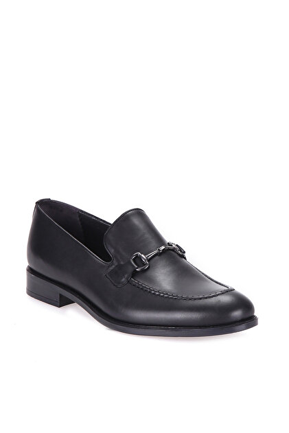Derimod Hakiki Deri Siyah Erkek Loafer Ayakkabı - 2