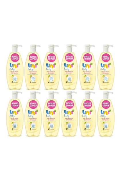 700ml Uncolored Pump Shampoo for Babies, 12-Piece Set