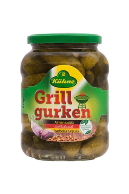 Grill Gurken Alman Tipi Barbekü Turşusu 720 ml