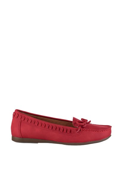 Derimod Kırmızı Kadın Loafer Ayakkabı - 2