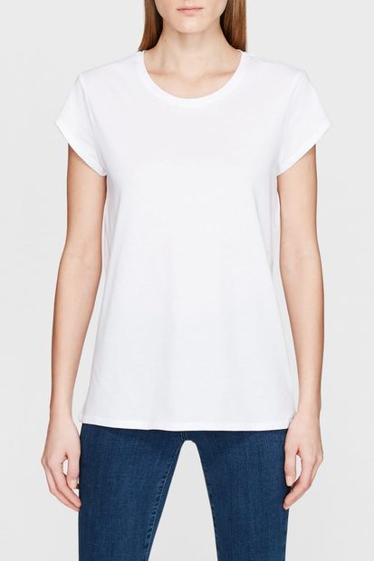 Mavi Kadın Beyaz Basic T-Shirt 167717-620 - 3