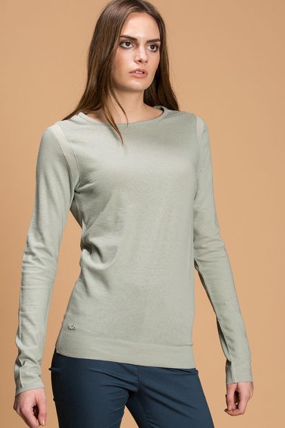 Lacoste Kadın Yeşil Sweatshirt TF0506 - 3