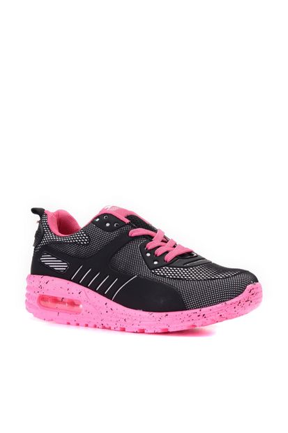 Slazenger Ekatı Sneaker Kadın Ayakkabı Siyah / Fuşya - 1