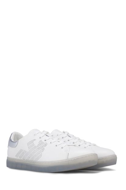 Emporio Armani Kadın Beyaz Sneaker X3X071 XL807 N627 - 4