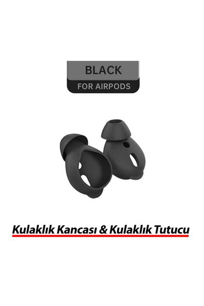 Kulaklık Kancası - Kulaklık Tutucu Siyah
