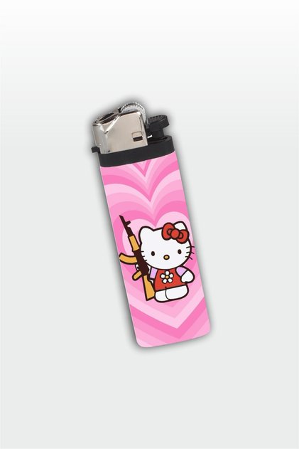 Hello Kitty Dıkşın Full Baskılı Gazlı Çakmak