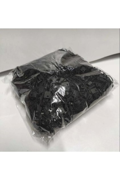 Siyah Kilitli Etiket Ip, Kart Ipi (100 Adet)