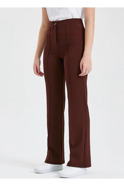 Women's Stretch Fabric Wide-Leg Pants