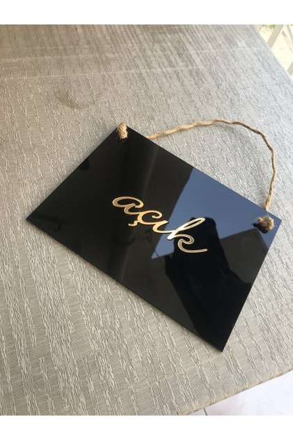 Open Closed Lettering Plexiglass