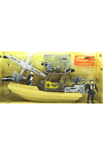 Combat Force Iha Ve Botlu Askeri Set