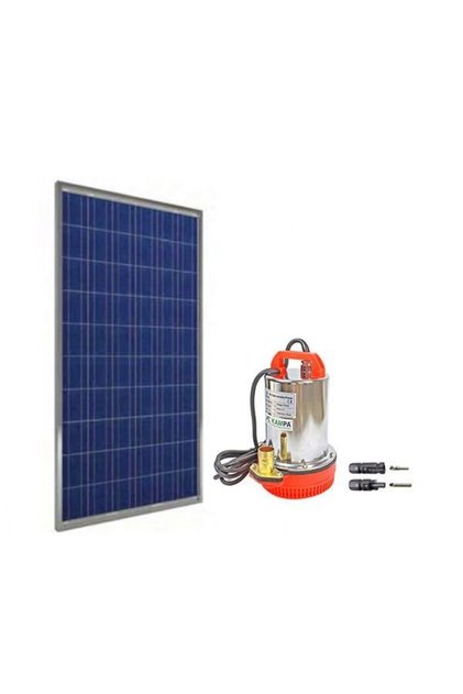 12 Volt Dc Solar Güneş Enerjili Su Pompası 170 Watt Panel Set