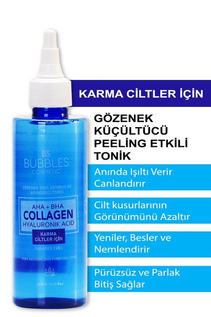 Tonik Karma Ciltler Hyalornik Acid Colagen+aha+bha 200ml