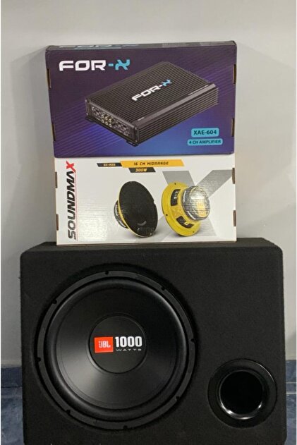 Asami Matsuo  箱30B Soundmax Jbl Set 30 Cm Kabinli Bass 1000 Watt+for-x604 Anfi+