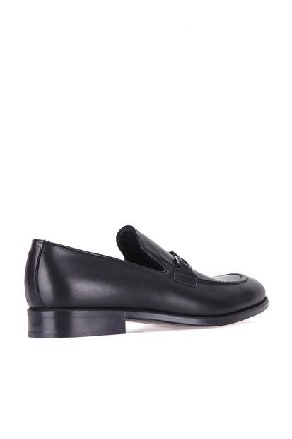 Derimod Hakiki Deri Siyah Erkek Loafer Ayakkabı - 3