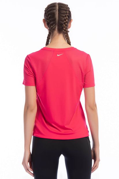 Nike Kadın T-shirt - W Nk Miler Top Vneck - AO9668-666 - 3