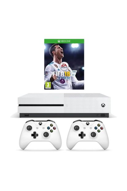 MICROSOFT Xbox One S 500Gb Konsol + Fifa 2018 Oyun + 2.Kol - 1
