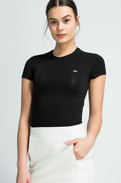 Lacoste Kadın Siyah T-shirt TF0906-SS - 1