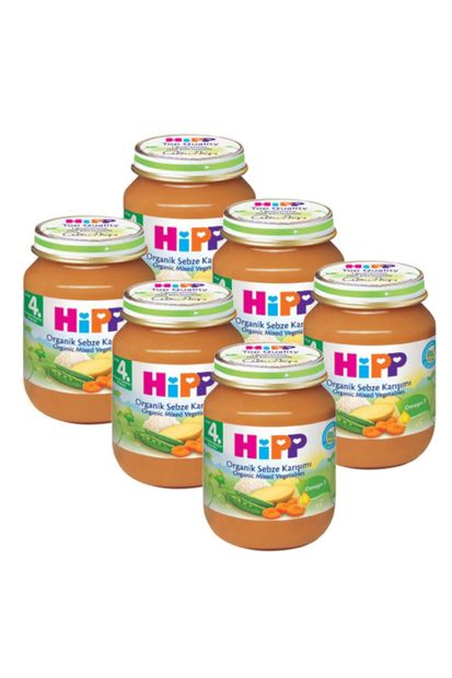 Hipp Organik Sebze Karışımı 125 gr 6'Lı - 1