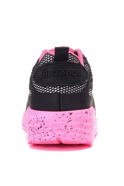 Slazenger Ekatı Sneaker Kadın Ayakkabı Siyah / Fuşya - 5