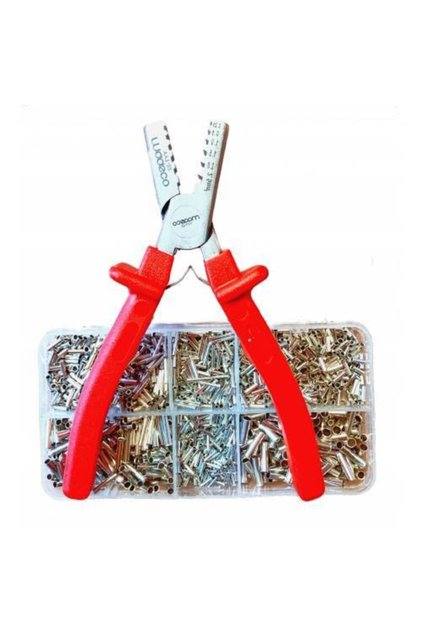 2000 Parça Bakır Bağlantı Boru Terminal Pabuç İzolesiz Yüksük 0.5-1.0-1.5-2.5 mm