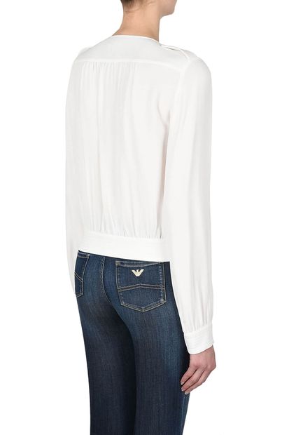 Armani Jeans Kadın Beyaz Mont 3Y5B545Nyfz - 3
