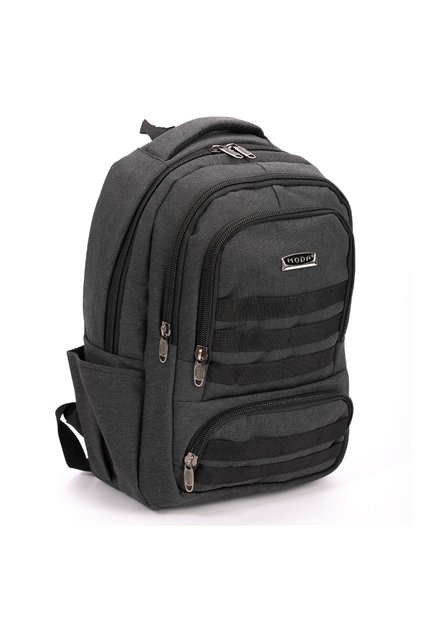 Moda 9010 Black Large Size Canvas Backpack