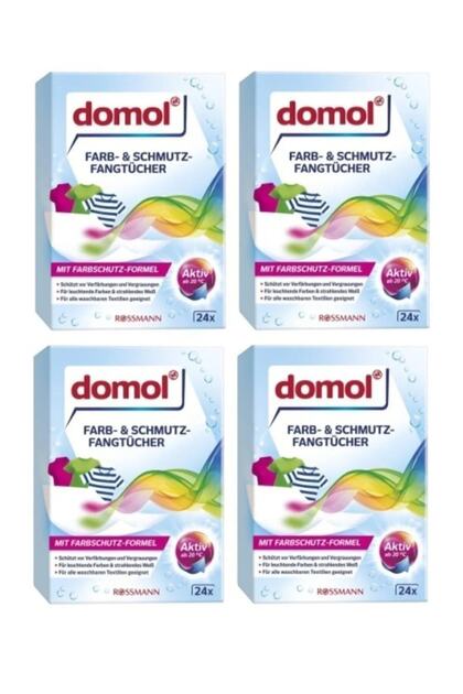 Rossman Domol Renk Ayırıcı Canlandırıcı Mendil 24 Lü X 4 Kutu