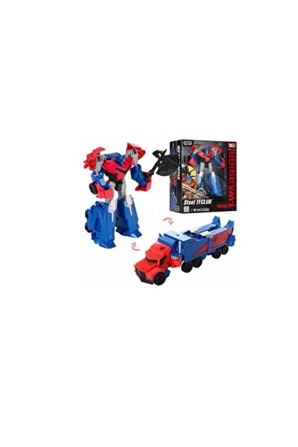 TRUST STORE Transformers Metal Gövdeli Dönüşebilen Mavi Robot 8008