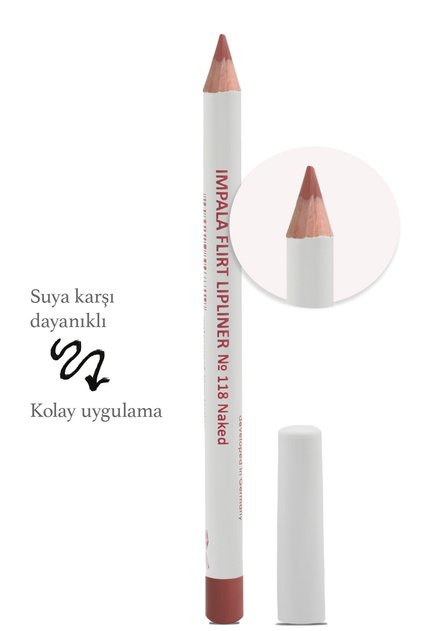 Dudak Kalemi - Flirt Pencil Lipliner No: 118 (NUDE)
